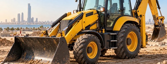 Backhoe loaders — illustrative equipment image