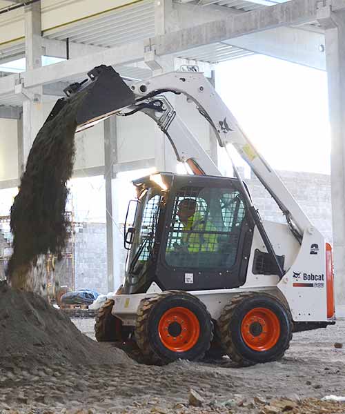 Bobcat / skid-steer loaders — illustrative equipment image