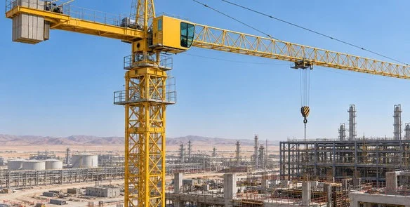 Tower cranes — illustrative equipment image
